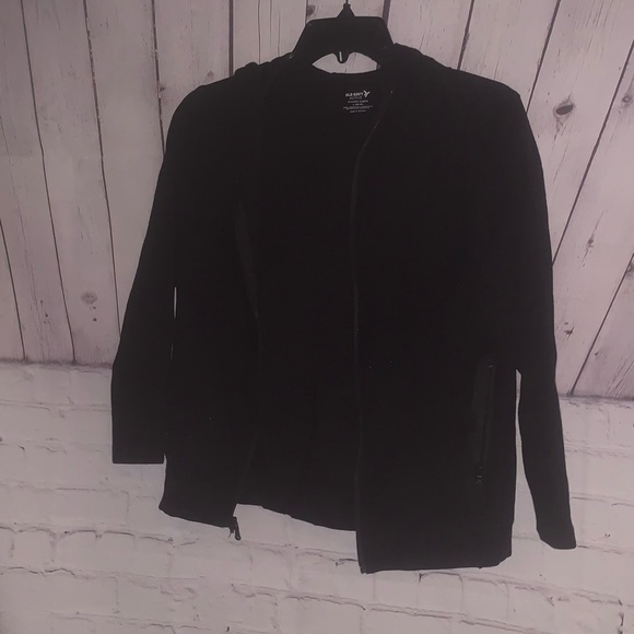 Old Navy Active Black Fleece Jacket - Picture 1 of 3
